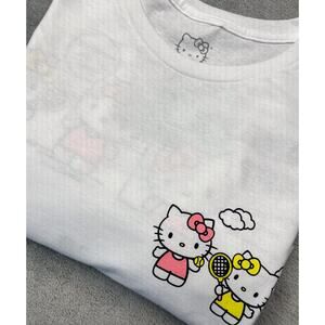 SANRIO Hello Kitty MIMI‎ Kawaii Tennis Player SHIRT MENS SIZE XL NEW